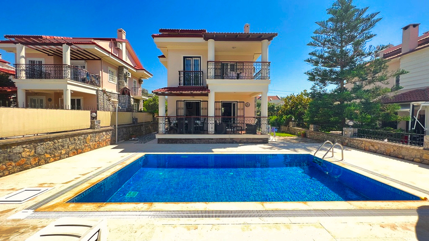 Вилла планировки 3+1 в районе Фетхие - Анталия 