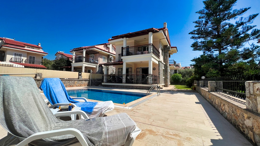 Вилла планировки 3+1 в районе Фетхие - Анталия 