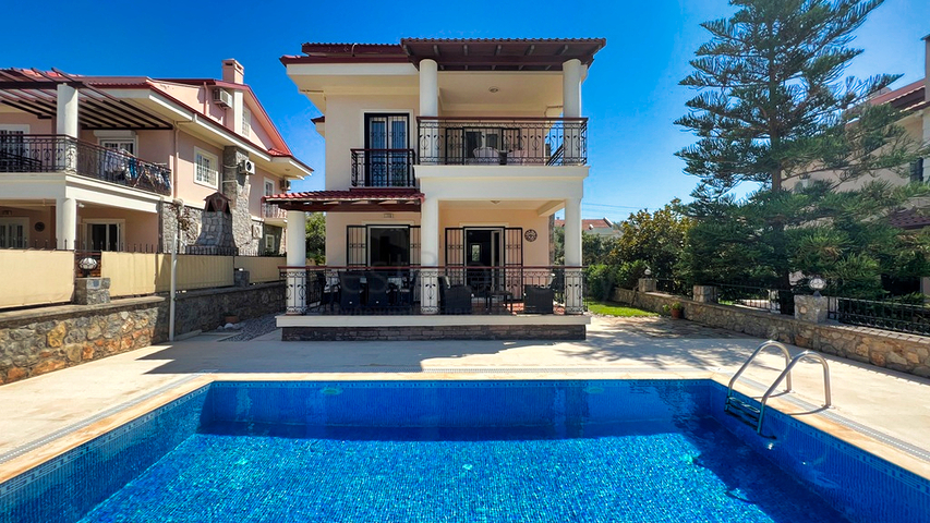 Вилла планировки 3+1 в районе Фетхие - Анталия 