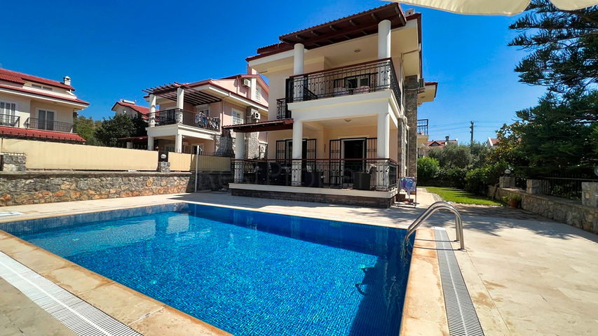 Вилла планировки 3+1 в районе Фетхие - Анталия 