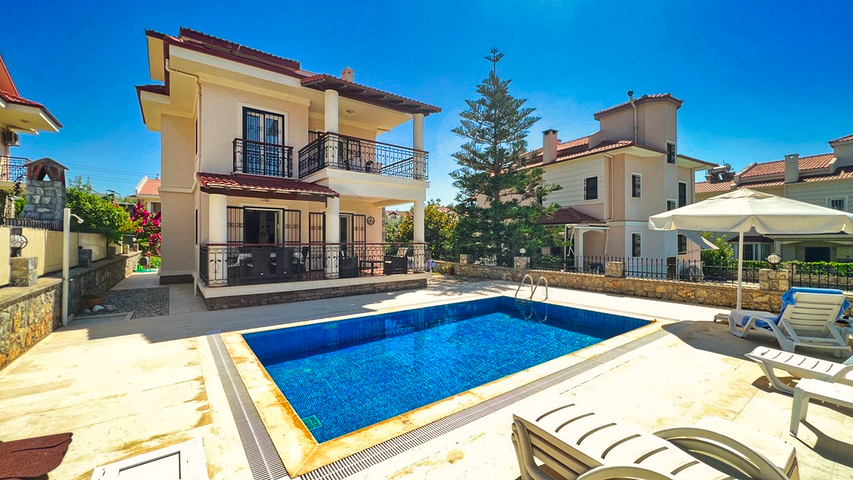 Вилла планировки 3+1 в районе Фетхие - Анталия 