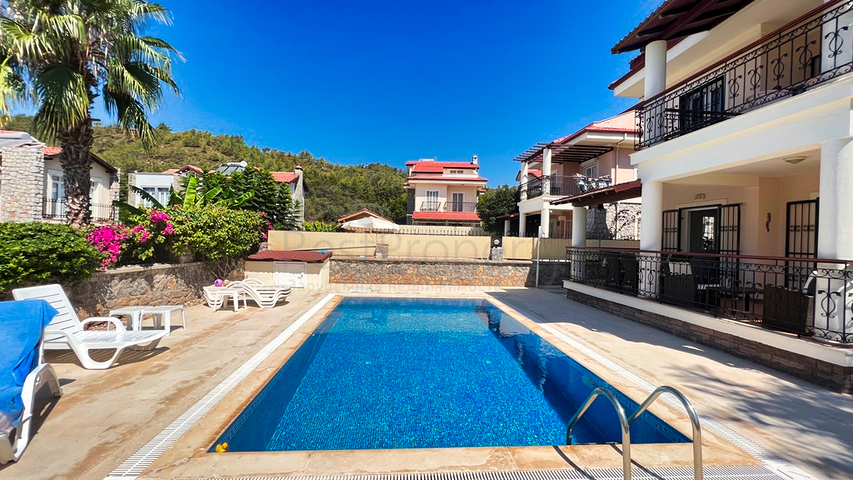 Вилла планировки 3+1 в районе Фетхие - Анталия 