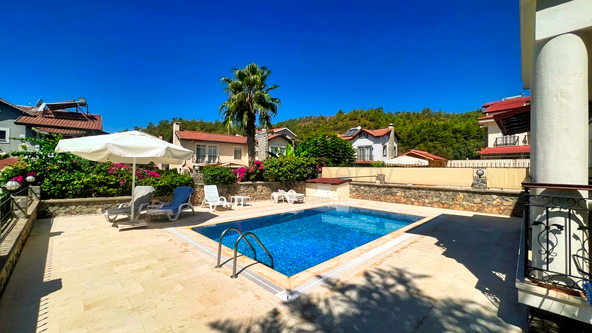 Вилла планировки 3+1 в районе Фетхие - Анталия 