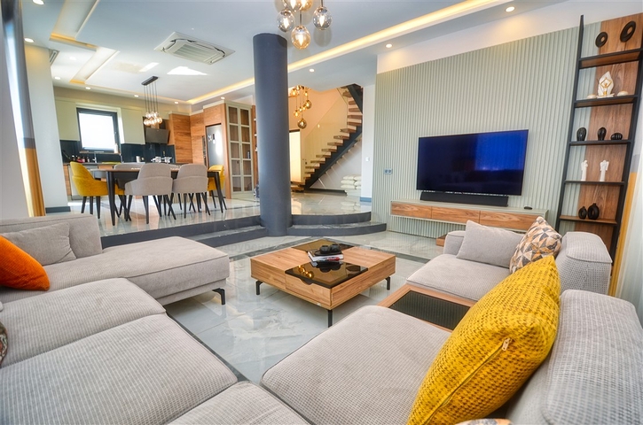 Вилла планировки 3+1 в районе Дощемеалты - Анталия 