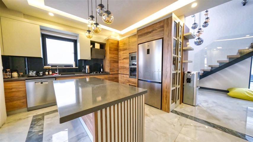 Вилла планировки 3+1 в районе Дощемеалты - Анталия 