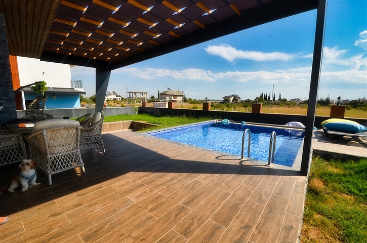 Вилла планировки 3+1 в районе Дощемеалты - Анталия 