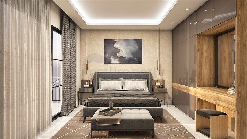 Квартира планировки 5+3 в районе Белек - Анталия 