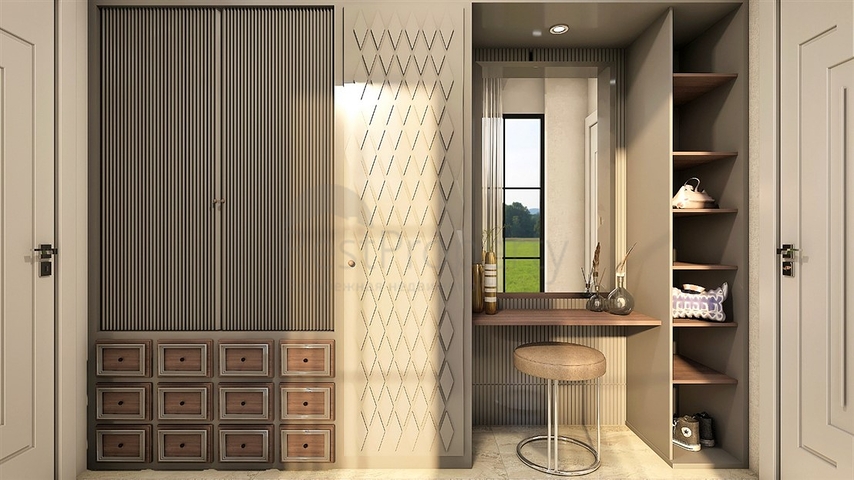 Квартира планировки 5+3 в районе Белек - Анталия 