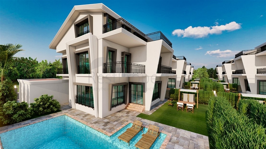 Квартира планировки 5+3 в районе Белек - Анталия 