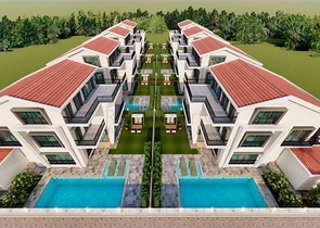 Квартира планировки 5+3 в районе Белек - Анталия 