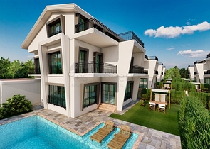 Квартира планировки 5+3 в районе Белек - Анталия 