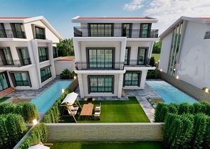 Квартира планировки 5+3 в районе Белек - Анталия 