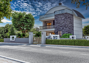 Отдельностоящая вилла планировки 3+1 в районе Белек - Анталия 