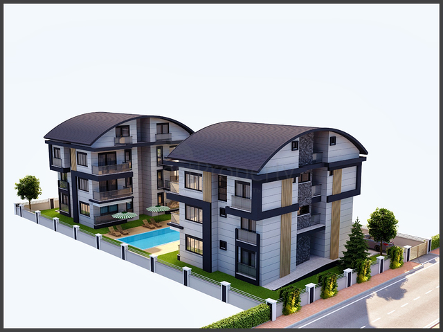 Квартира планировки 1+1,3+1 в районе Белек - Анталия 