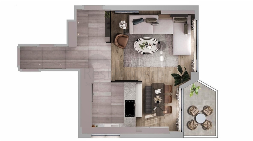 Квартиры планировки 2+1 , 3+1 и 4+1 дуплекс в районе Лара - Анталия 