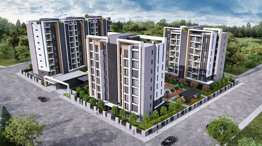 Квартиры планировки 2+1 , 3+1 и 4+1 дуплекс в районе Лара - Анталия 