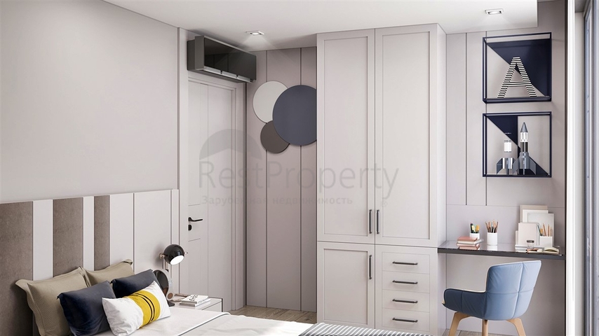 Квартиры планировки 2+1 , 3+1 и 4+1 дуплекс в районе Лара - Анталия 