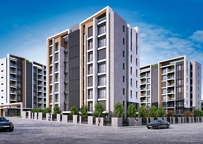 Квартиры планировки 2+1 , 3+1 и 4+1 дуплекс в районе Лара - Анталия 