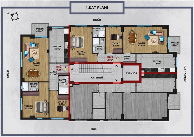 Инвестиционный проект в микрорайоне Кызыларык - Анталия 