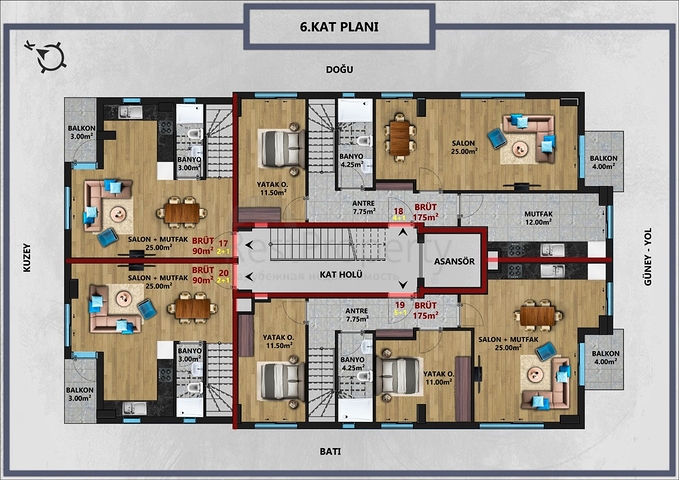 Инвестиционный проект в микрорайоне Кызыларык - Анталия 