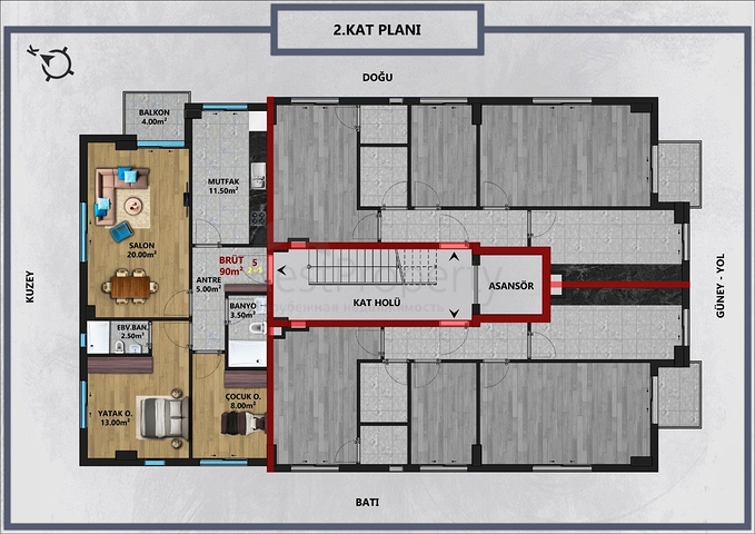 Инвестиционный проект в микрорайоне Кызыларык - Анталия 