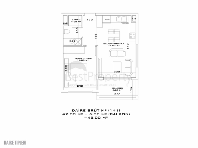 Инвестиционный проект в районе Алтынташ - Анталия