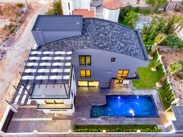 Вилла планировки 6+1 в районе Дошемеалты - Анталия 