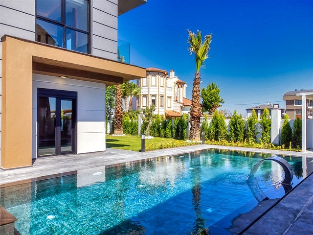 Вилла планировки 6+1 в районе Дошемеалты - Анталия 