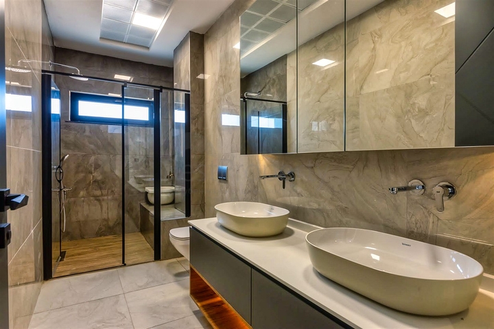 Вилла планировки 6+1 в районе Дошемеалты - Анталия 