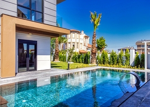 Вилла планировки 6+1 в районе Дошемеалты - Анталия 