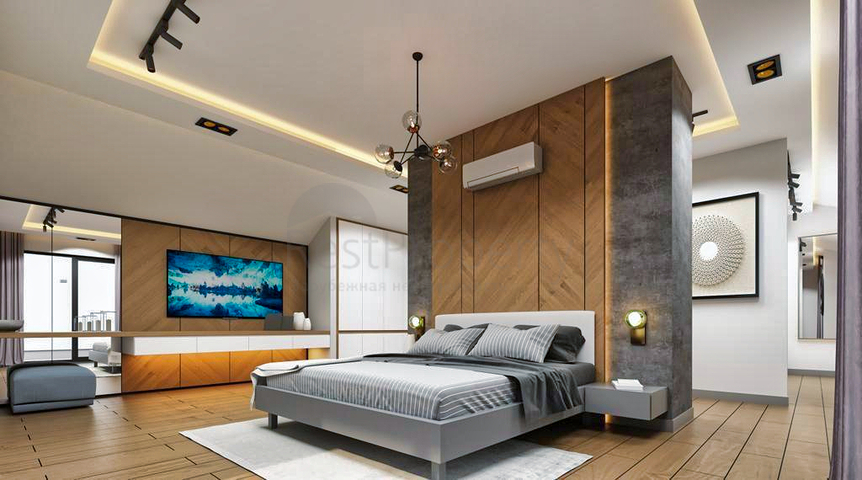 Вилла планировки 4+1 в районе Белек - Анталия 