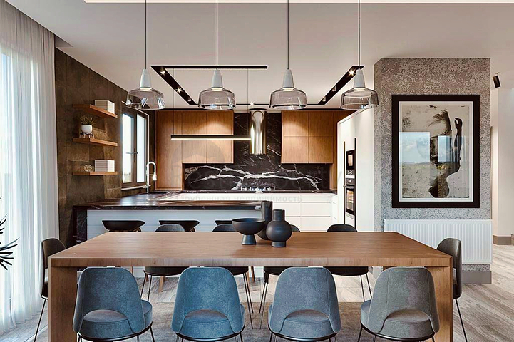 Вилла планировки 4+1 в районе Белек - Анталия 