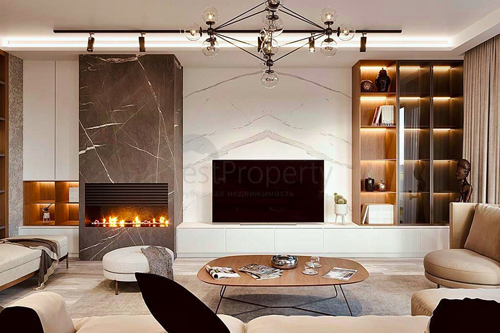 Вилла планировки 4+1 в районе Белек - Анталия 