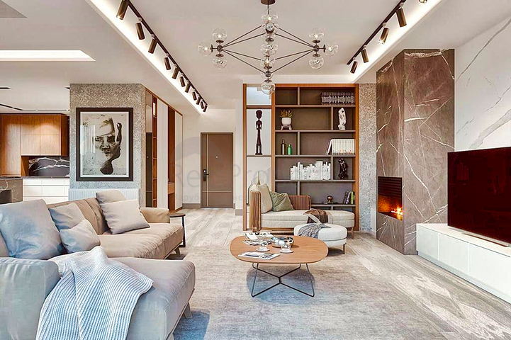 Вилла планировки 4+1 в районе Белек - Анталия 