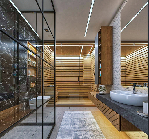 Вилла планировки 4+1 в районе Белек - Анталия 