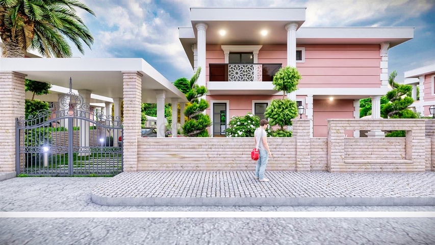 Вилла планировки 4+1 в районе Белек - Анталия 