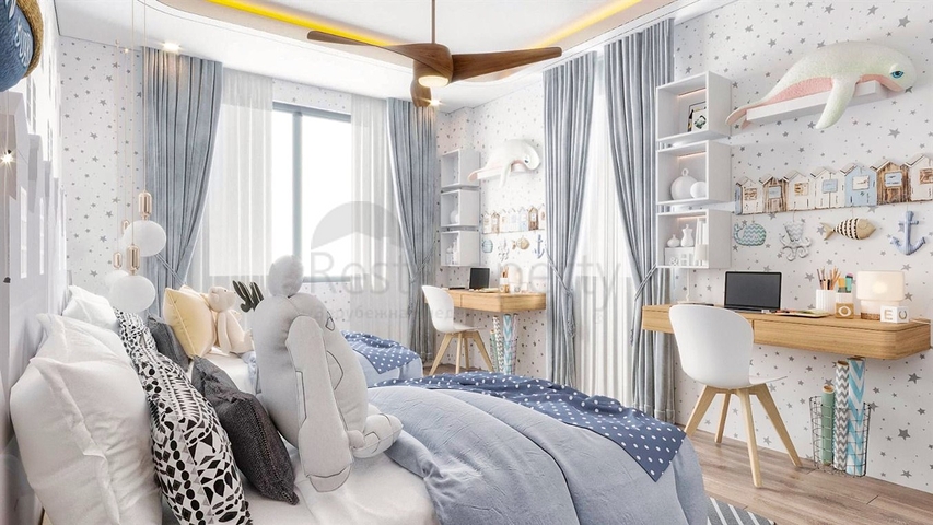 Вилла планировки 4+1 в районе Белек - Анталия 