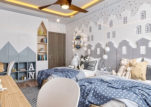 Вилла планировки 4+1 в районе Белек - Анталия 