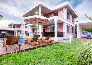 Вилла планировки 4+1 в районе Белек - Анталия 