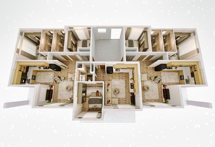 Квартира планировки 1+1 в районе Белек - Анталия 