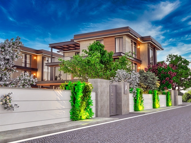 Вилла в комплексе планировки 9+2 в районе Дошемеалты - Анталия 