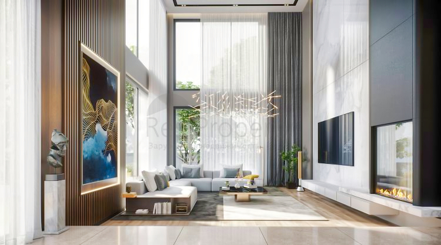 Вилла в комплексе планировки 9+2 в районе Дошемеалты - Анталия 