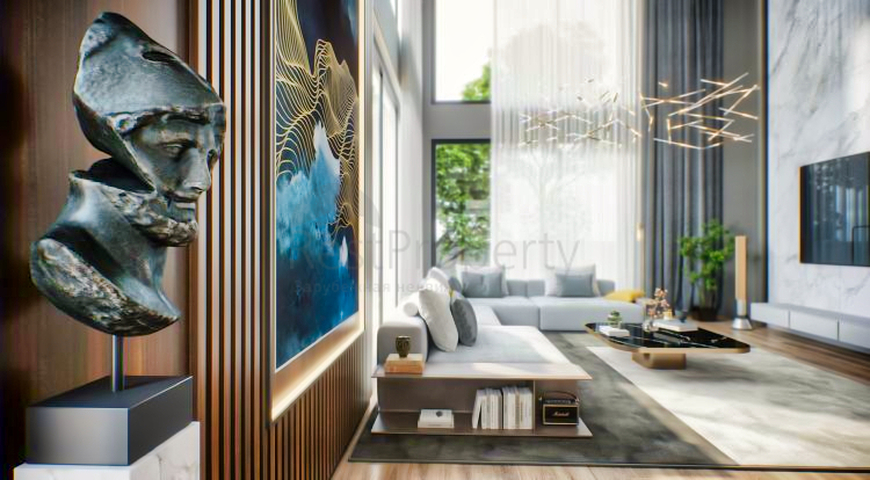 Вилла в комплексе планировки 9+2 в районе Дошемеалты - Анталия 