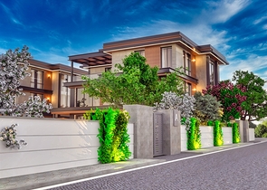 Вилла в комплексе планировки 9+2 в районе Дошемеалты - Анталия 