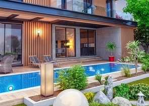 Вилла в комплексе планировки 9+2 в районе Дошемеалты - Анталия 