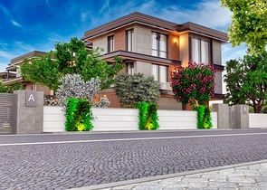 Вилла в комплексе планировки 9+2 в районе Дошемеалты - Анталия 