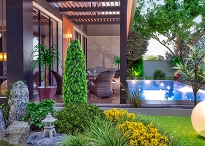 Вилла в комплексе планировки 9+2 в районе Дошемеалты - Анталия 