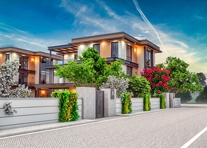 Вилла в комплексе планировки 9+2 в районе Дошемеалты - Анталия 