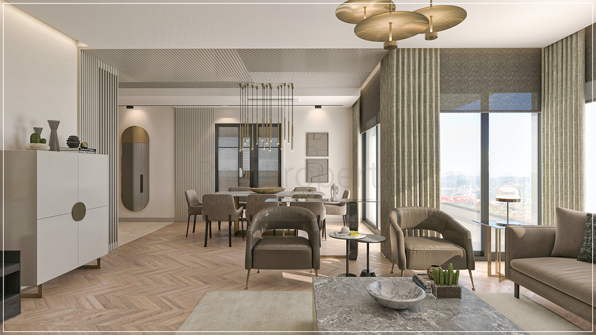 Квартиры планировки 3+1 в районе Унджалы - Анталия 