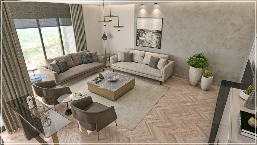 Квартиры планировки 3+1 в районе Унджалы - Анталия 